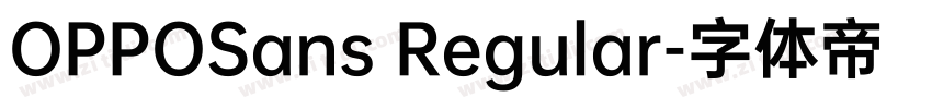 OPPOSans Regular字体转换